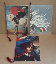 3 Calendari Storici dell'Arma dei Carabinieri . Anni 1991 . 1992 . 1993