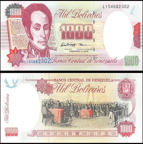 Venezuela 1000 bolivares - venezuela,