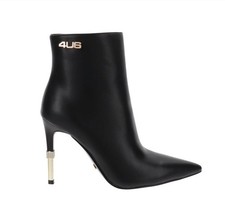 4US Tronchetto Donna Elegante Con Zip Laterale By Cesare Paciotti - NER (Nero)