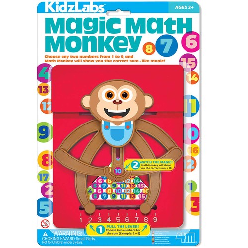 Math monkey divertente - 4m,