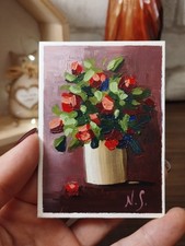 Dipinto ad olio originale ACEO