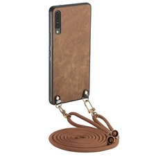 Per Samsung Galaxy A70 / A70s Custodia per telefono con retro in pelle vintage p