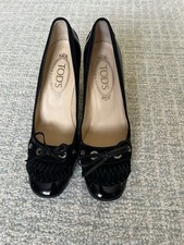 Tods Black Patent Leather /