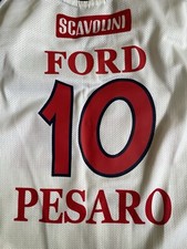 Alphonso Ford Scavolini 2003 match Basket Champion maglia shirt worn canotta rar
