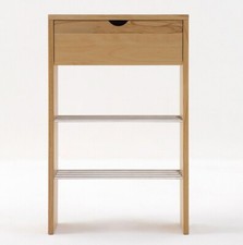 Armadio telefonico legno faggio massello oliato scarpiera scarpiera scaffale corridoio