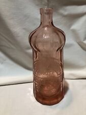 Vecchia bottiglia in pesante vetro rosamarchiata: "fabbrica acque gasose...