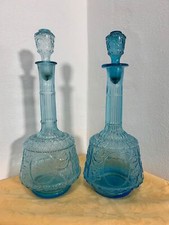 Bottiglie in vetro soffiato della fine del XIX° sec. Italia