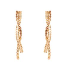 Orecchini lunghi a due fili