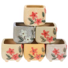  6 Pcs Pentole Piccole Vasetto Piante Grasse Vasi Da Fiori Decorativi