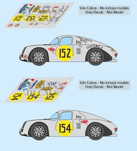 Decals porsche 550 carrera - porsche,