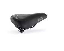 SELLA BICI MONTEGRAPPA GEL BRAVO per CITY OLANDA MTB in PELLE Nera