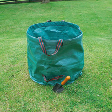 Sacco Contenitore Raccoglierba Foglie Raccolta Erba Rifiuti 250 Litri in PP Verd