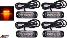 4x 4 LED Ambra Recupero Strobo
