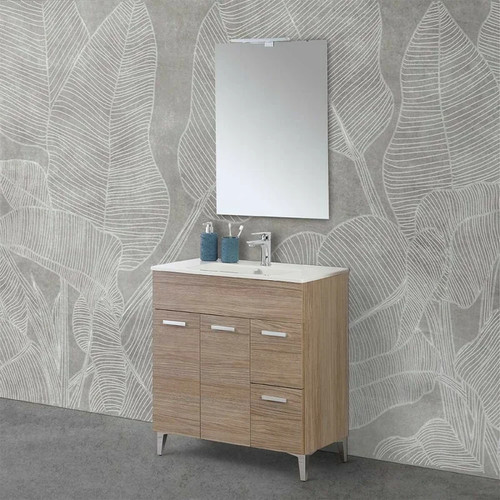 Mobile bagno terra rovere - bagno,