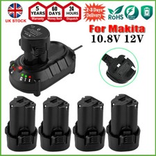 Batteria 10,8 V 12 V per Makita BL1013 BL1014 DF030D TD090D CL100DW Caricatore DC10WA