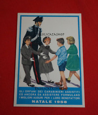 R5 Gli orfani dei Carabinieri Natale 1958 ONAOMAC Arma Militari calendario 1959