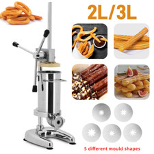 2L/3L Manuale Churros Maker Churros Macchina con 5 Ugelli Churros Home Commerciale