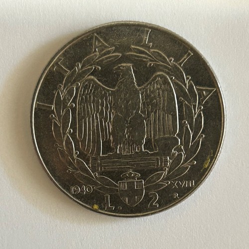 Moneta lire 1940 xviii - moneta,