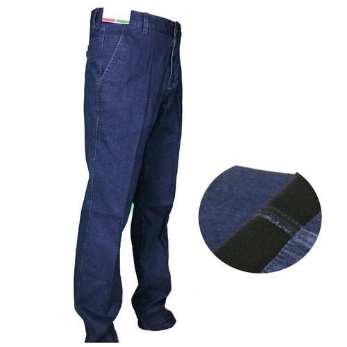 Jeans uomo invernale imbottito - jeans,