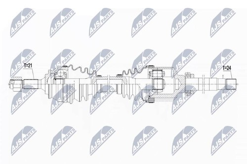 Albero motore asse - , anteriore