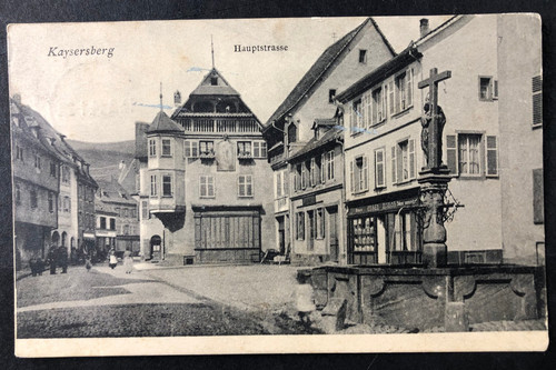 Cartolina kaysersberg strada - kaysersberg,