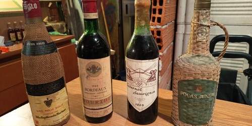 Vintage vino bordeaux - vintage, 1966