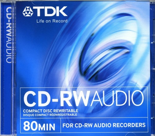 Tdk rw80 cd rwxg80jca - tdk, cd-rw80