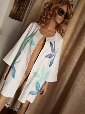 GIACCA MARINA RINALDI MAX MARA LINO E COTONE TAGLIA MR 17 USA 8 TAGLIA PLUS