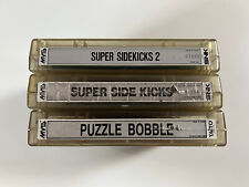 Neo Geo MVS Super Sidekicks, Super Sidekicks 2, Puzzle Bobble Lot 3 Games