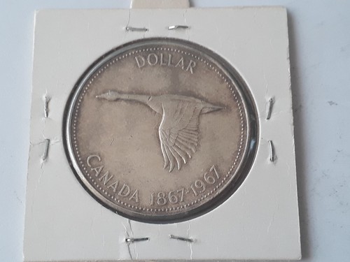 Argento dollaro 1967 canada - un,
