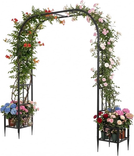 Garden arch arbor planter - arch,