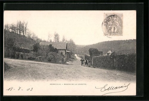 Cpa herbeville manoir la - cpa,
