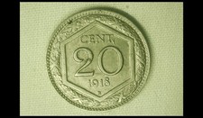 20 centesimi 1918 SPL+ con
