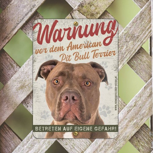 Cartello american pit bull - cartello,