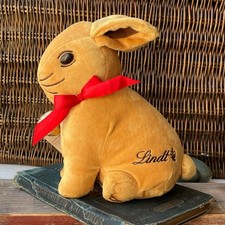 Lindt Gold Bunny Peluche Giocattolo Morbido Scomparto Zip 2014 NO Cioccolatini 10"
