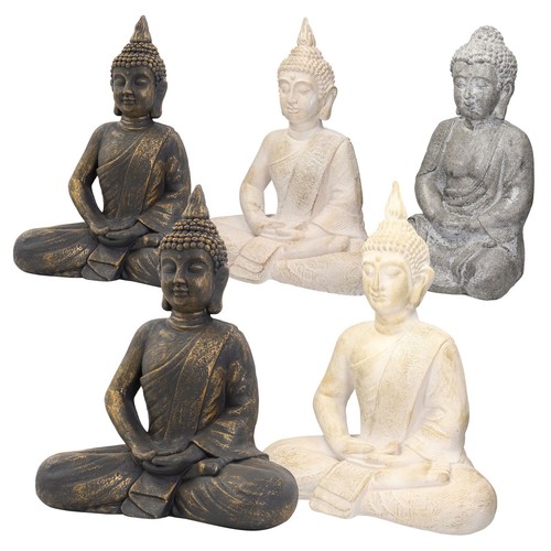 Statua buddha seduto - statua,