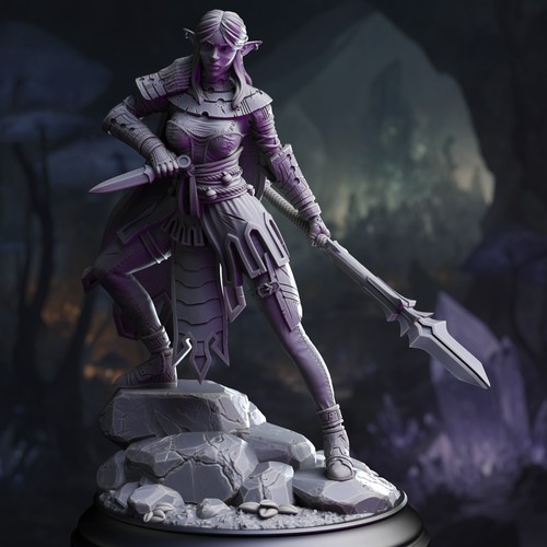 Vixa indwynath drow elfo - vixa,