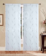 Coppia Tende Sally Jacquard