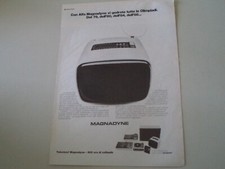 advertising Pubblicità 1975 TV TELEVISORE ALFA MAGNADYNE