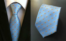 Cravatta A Pois Blu Chiaro
