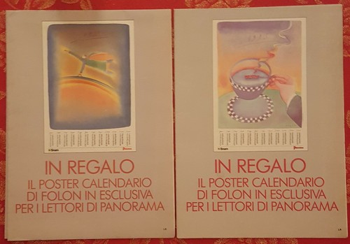 Lotto poster calendari folon - poster,