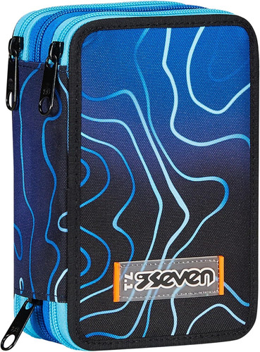 Astuccio scuola zip blue - astuccio,