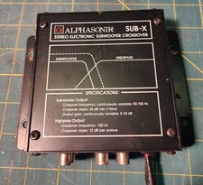 Alphasonik "Sub-X" subwoofer