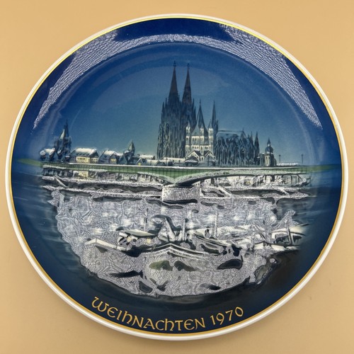 Rosenthal 1970 christmas plate - christmas,