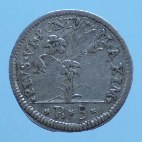 Pio carlino 5 bolognini - pio, da