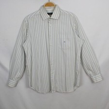 Camicia Burberry da Uomo a Righe Azzurre e Beige Taglia 48 Taglia M