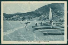 La Spezia Levanto Barche cartolina QZ7458