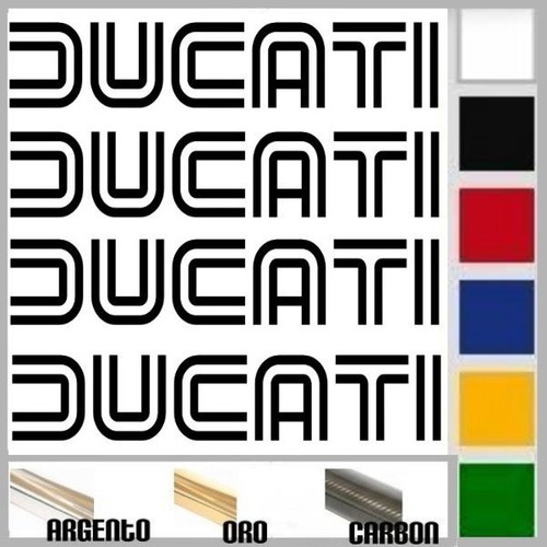 Adesivi sticker ducati - 4,