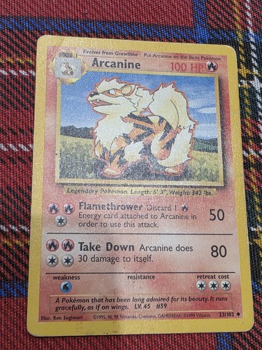 Pokémon arcanine set base - pokÉmon,