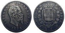 5 Lire 1875 M